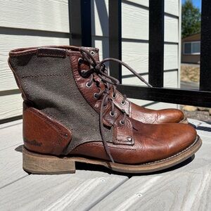 Caterpillar CAT Men's Leather Abe TX Work Boots Brown Size Men’s 12 M P7…